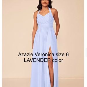 Azazie Veronica Size 6 Lavender